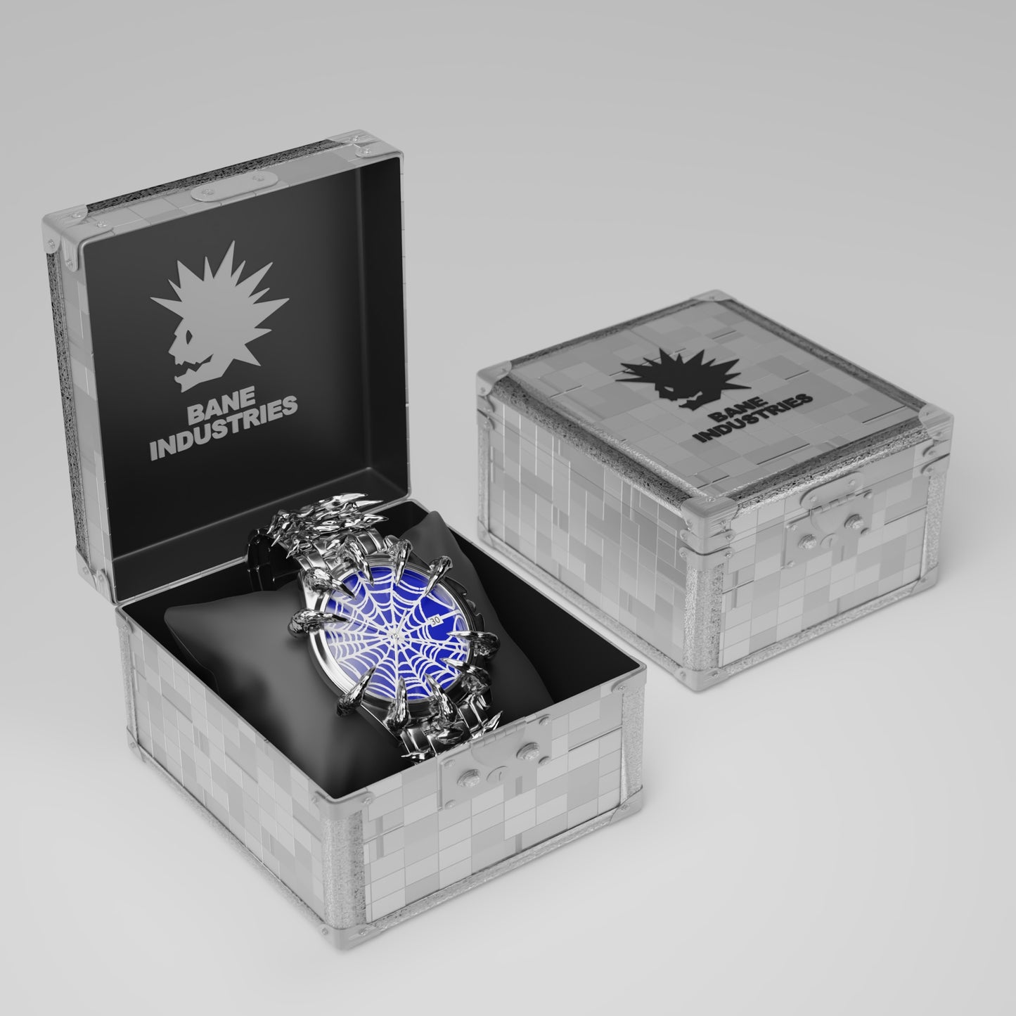 Blue Spider Watch (Pre-Made)