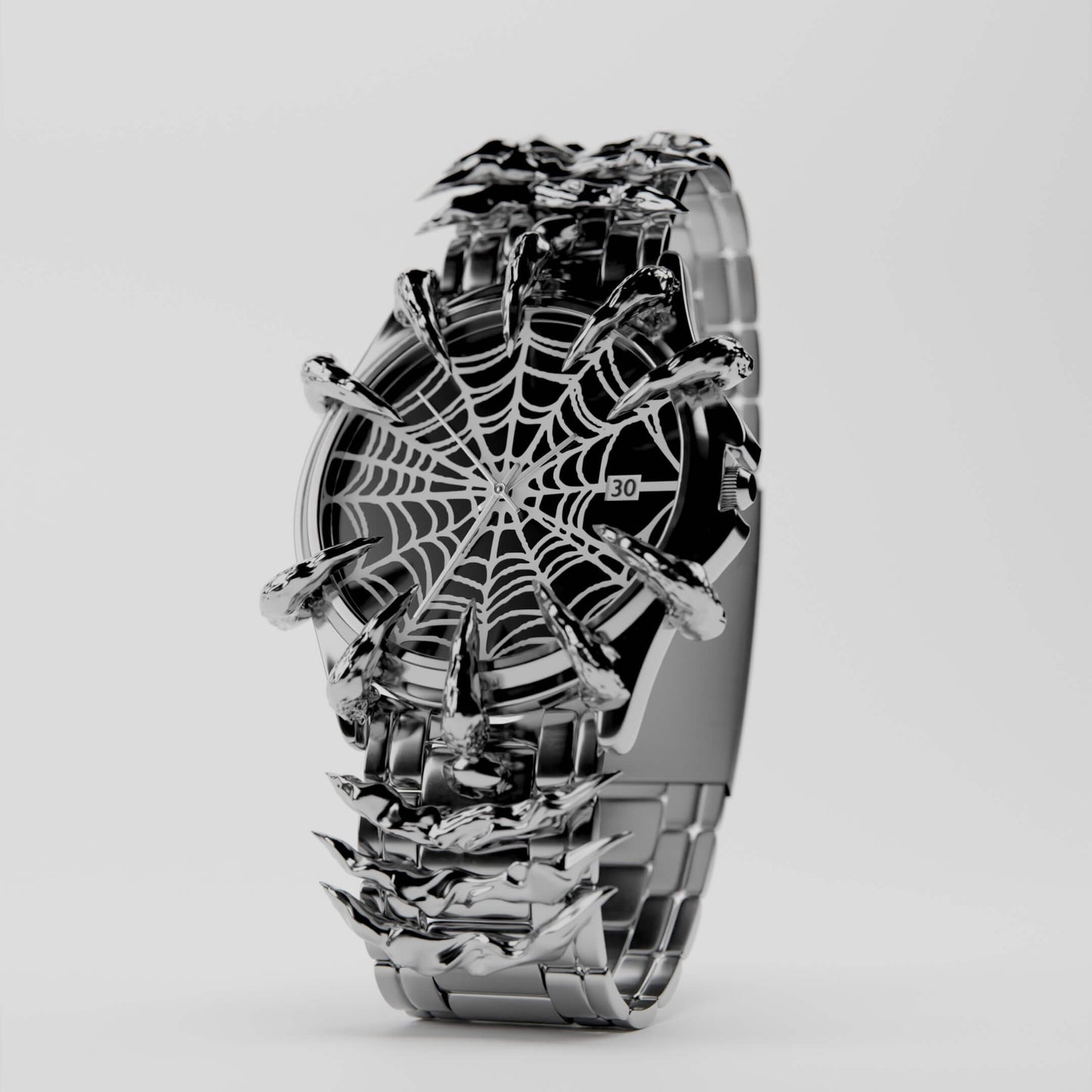 Black Spider Watch (Pre-Made)