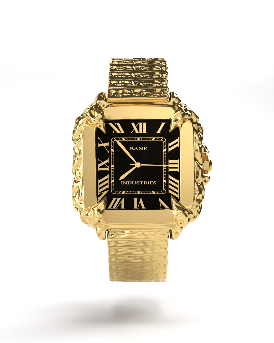 Silver Ice Spiked Watch – Bane Industries