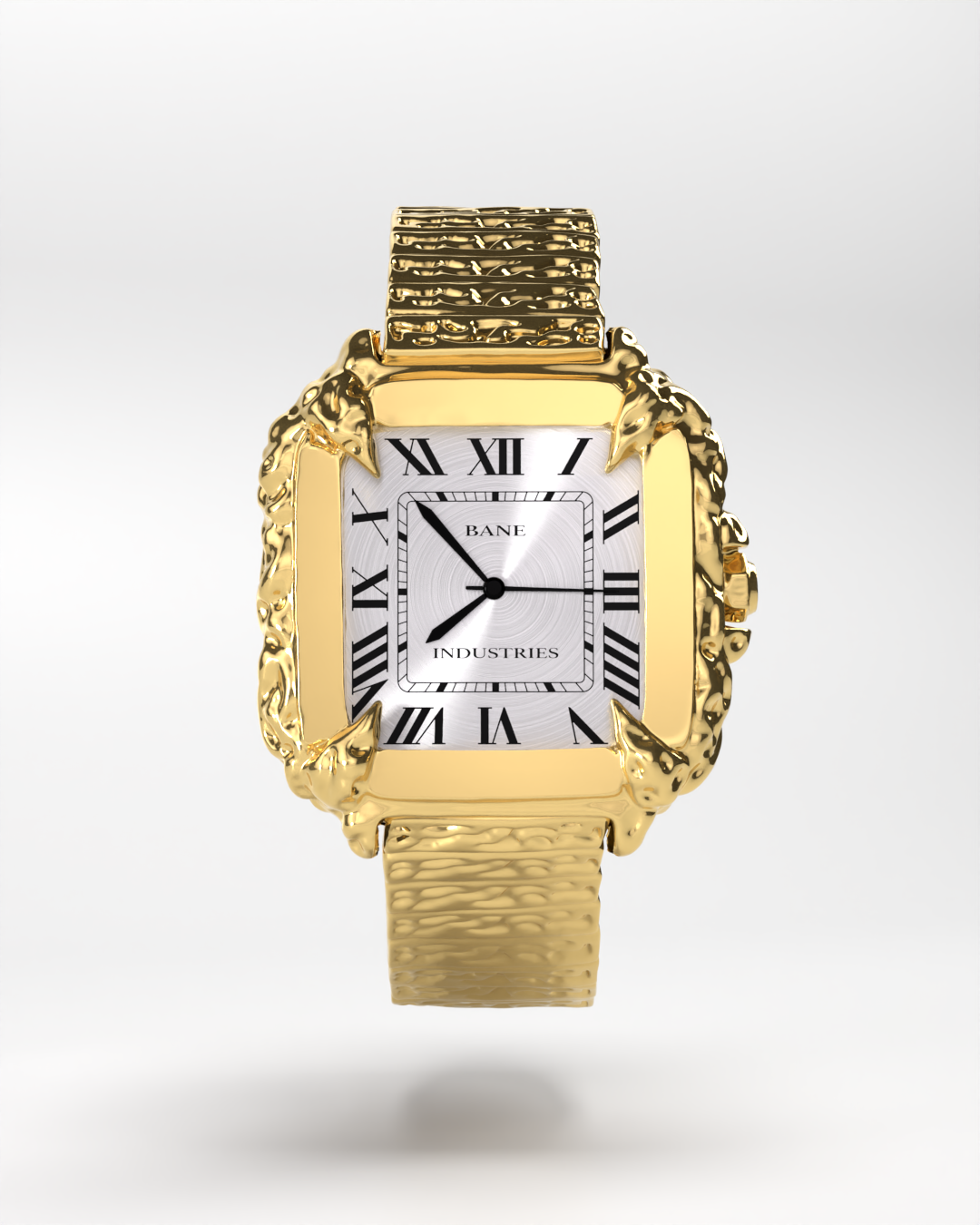 White & Gold Viper Watch