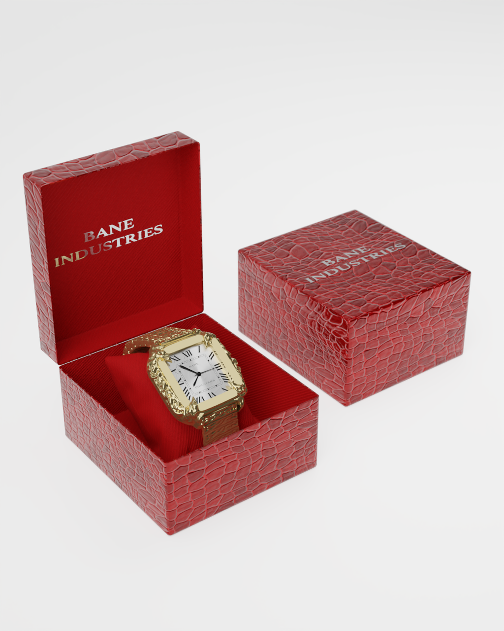 White & Gold Viper Watch