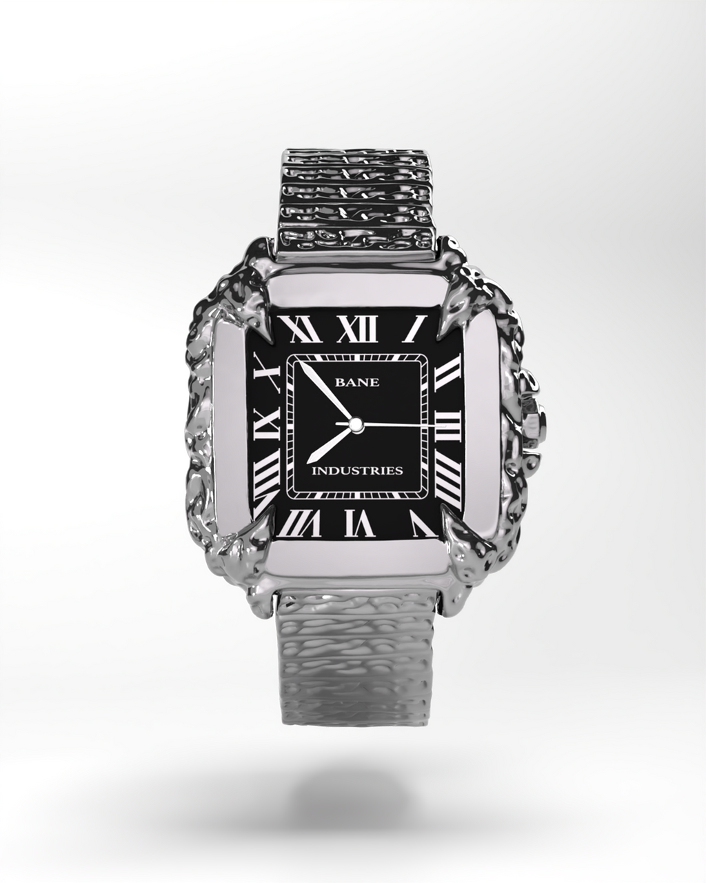 Black & Chrome Viper Watch