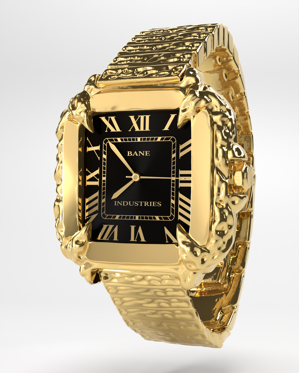 Black & Gold Viper Watch