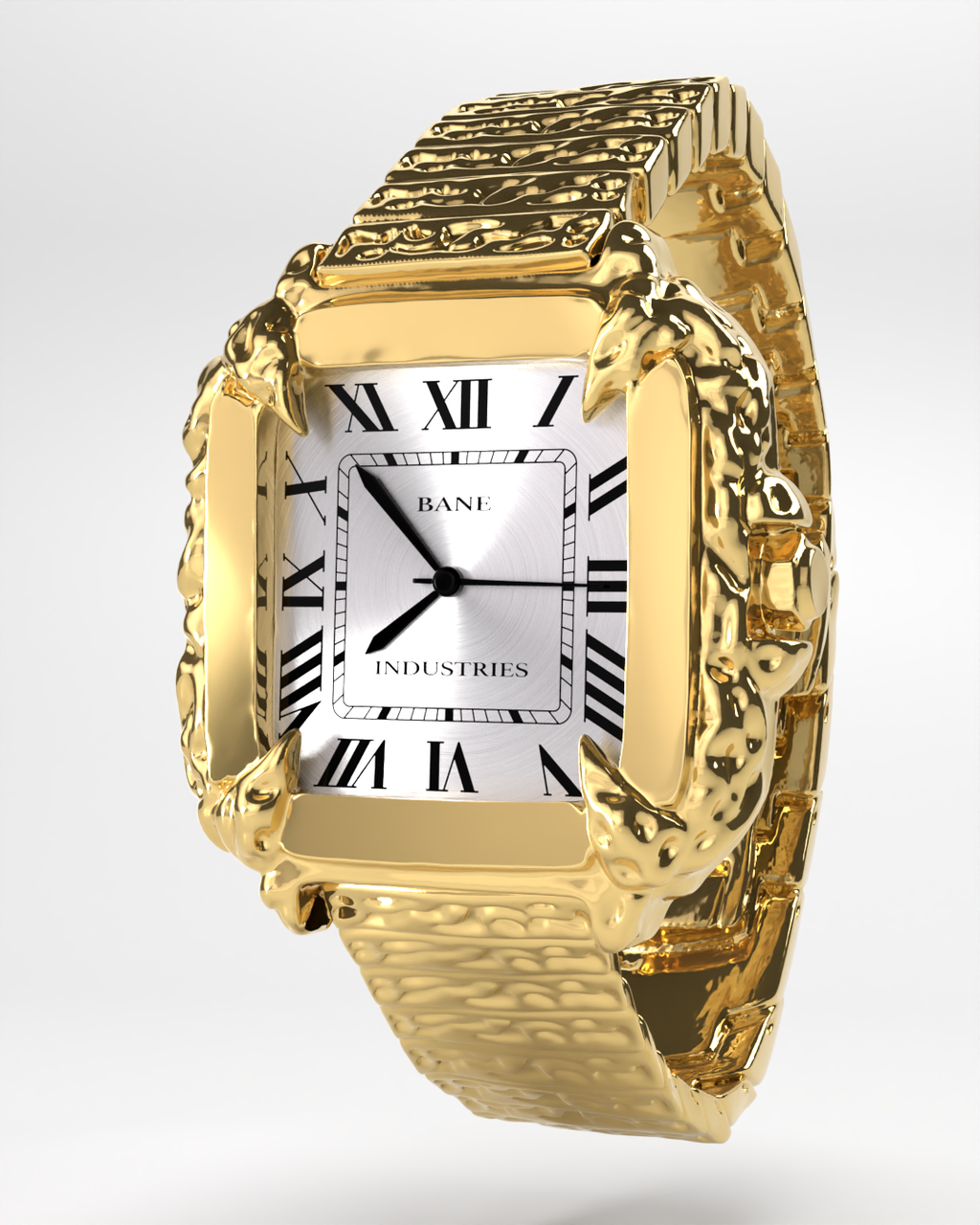 White & Gold Viper Watch