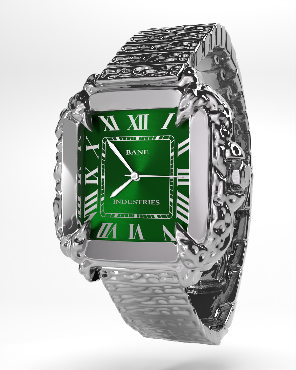 Green Emerald Viper Watch