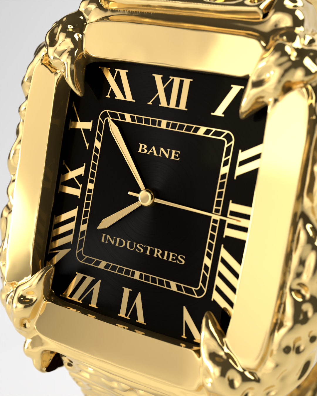 Black & Gold Viper Watch