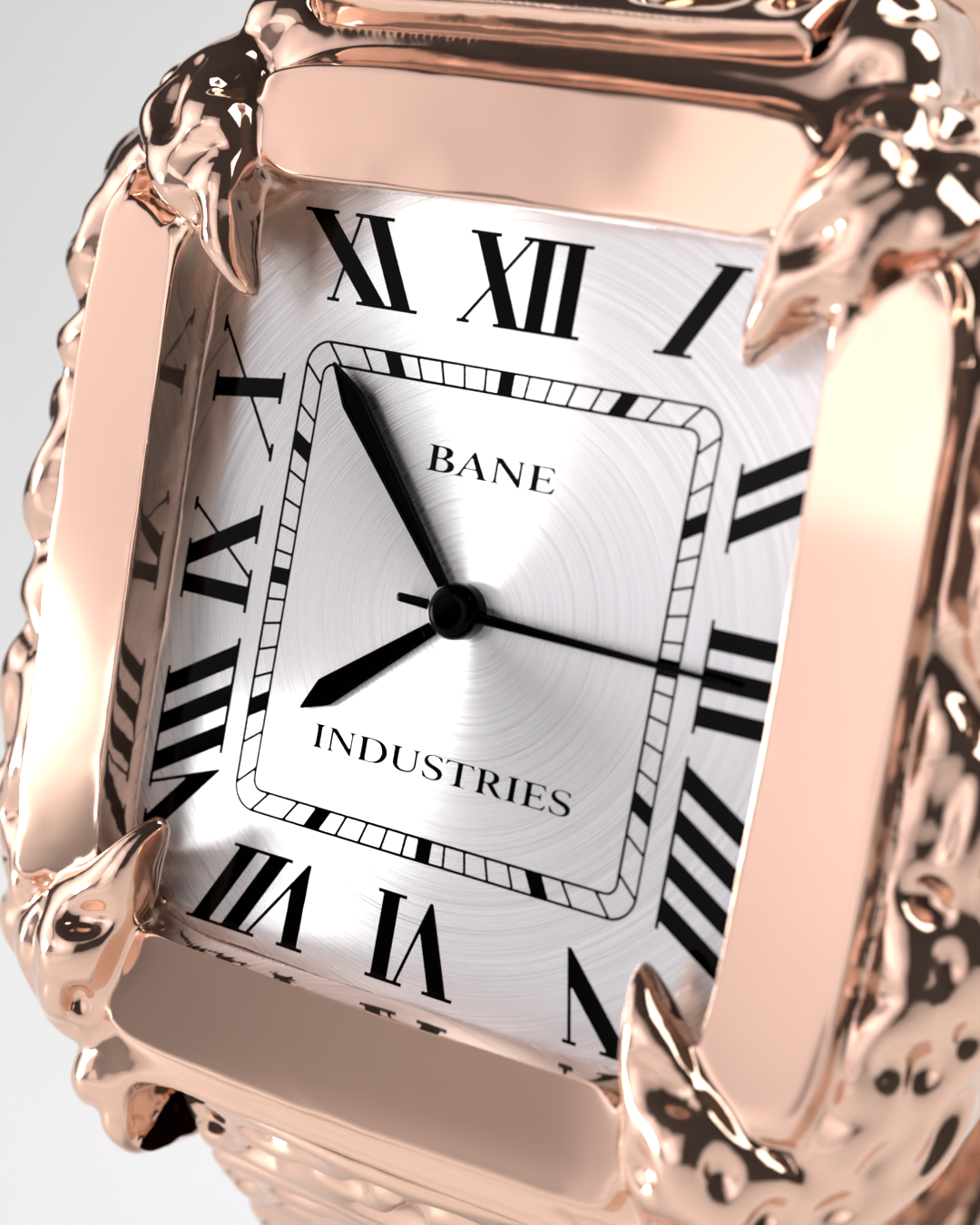 Classic White Rose Gold Viper Watch