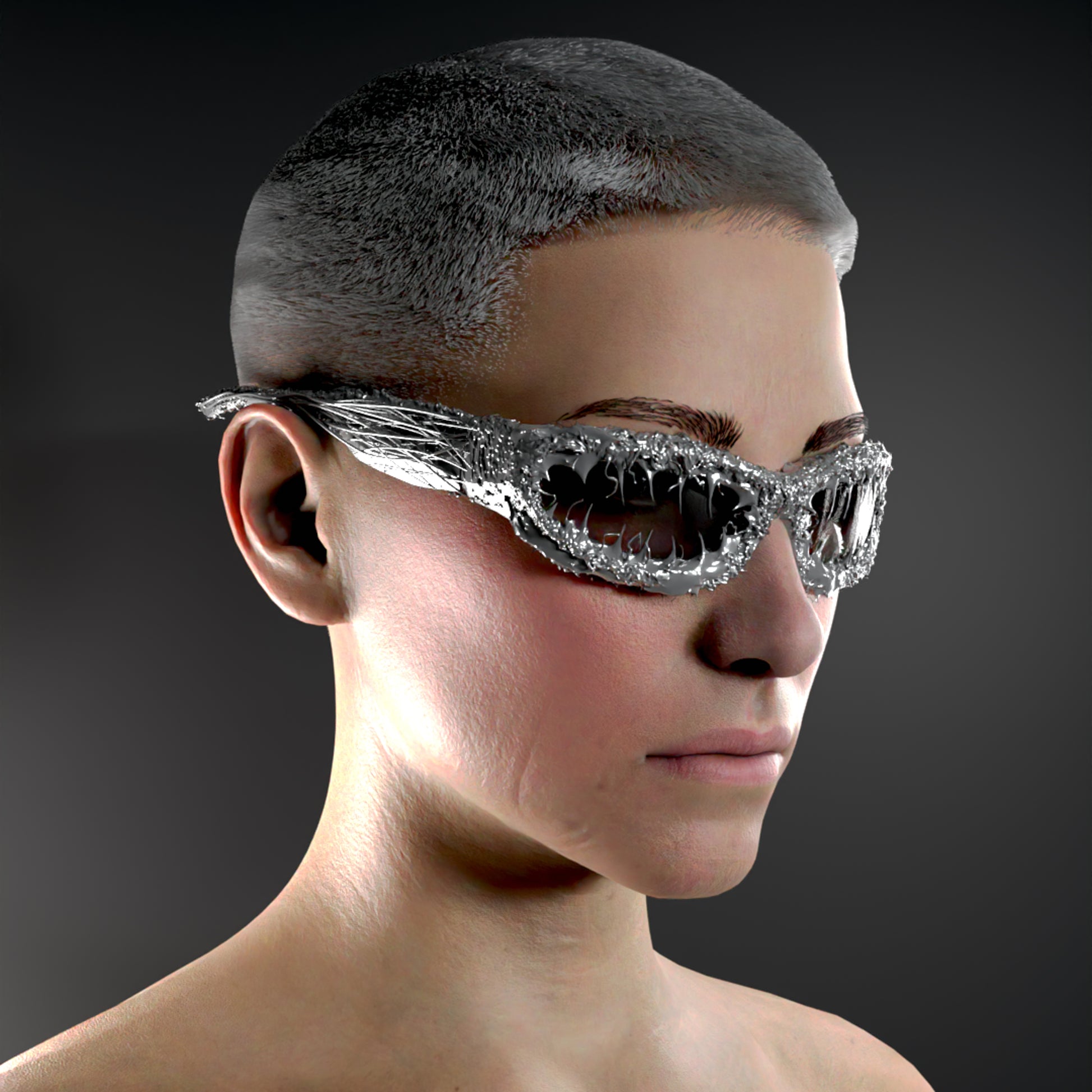 White Venom Sunglasses (Pre-Made)