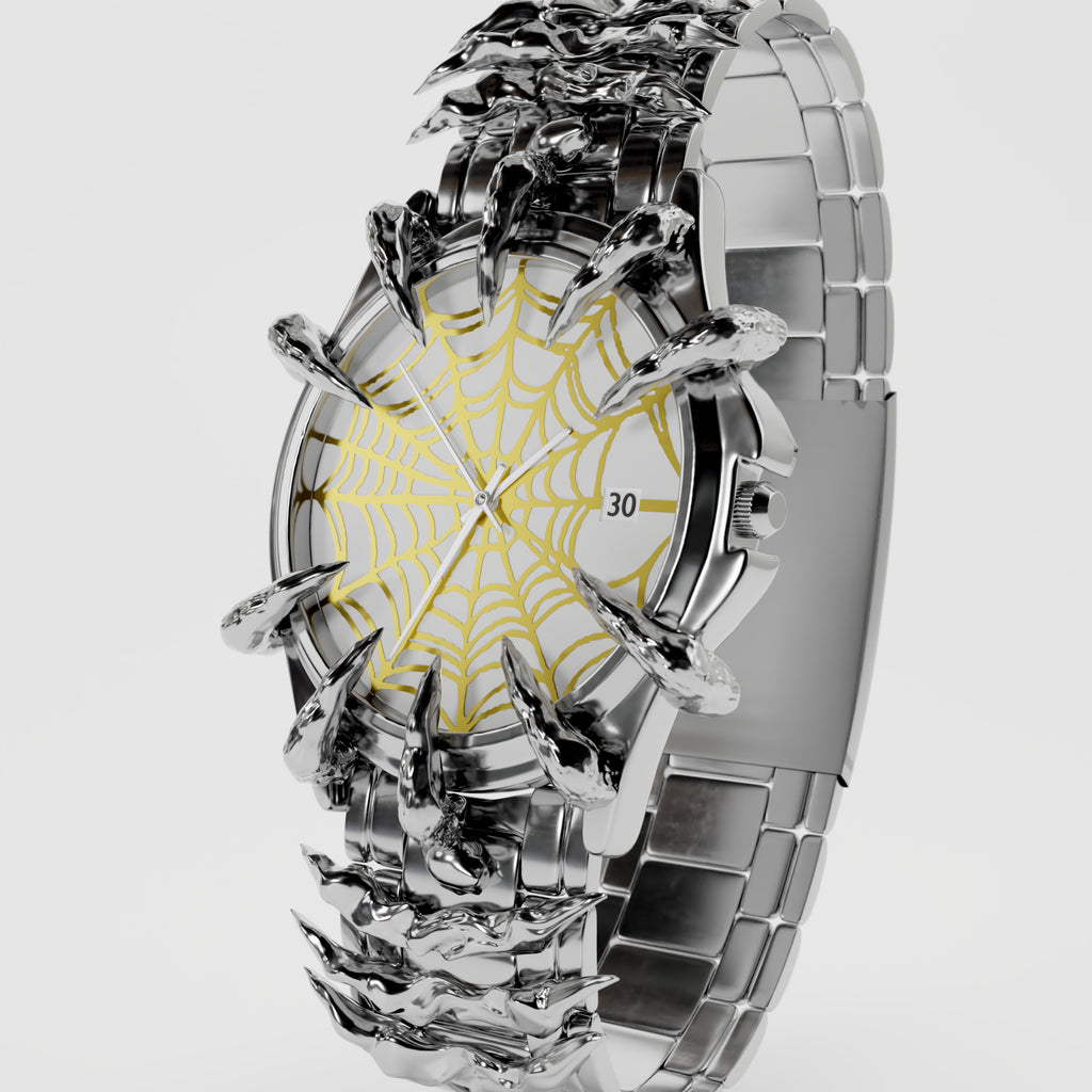 WHITE GOLD SPIDER WATCH