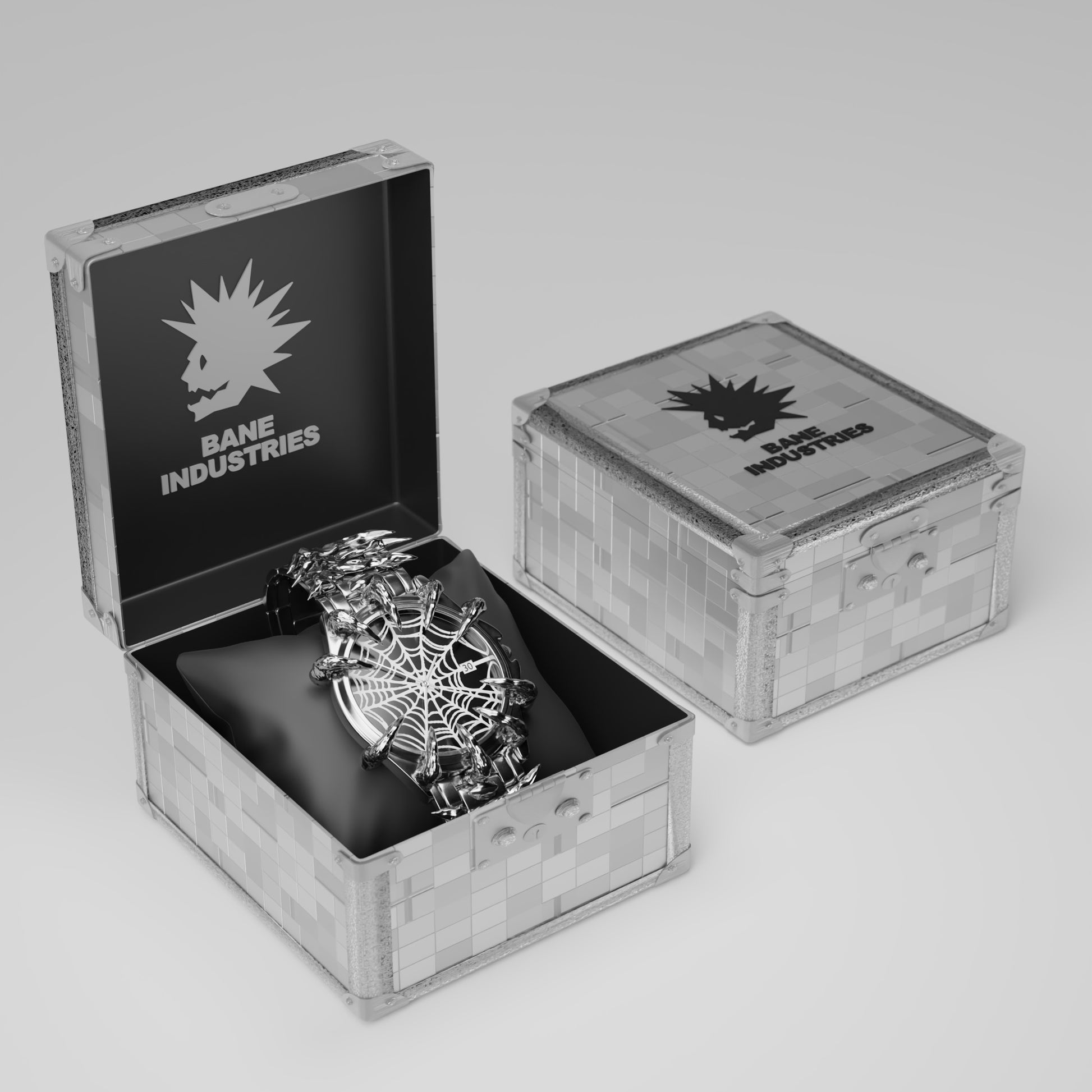 Frozen Blue Spiked Watch (Pre-Made)