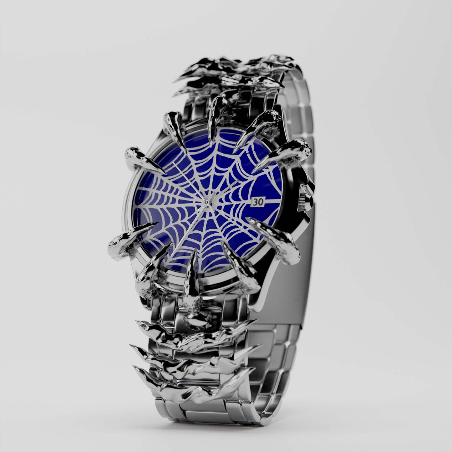 Blue Spider Watch (Pre-Made)