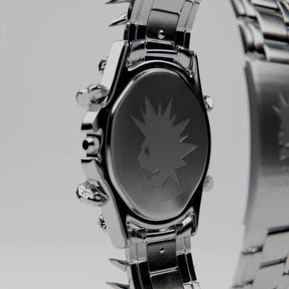 Silver Ice Spiked Watch