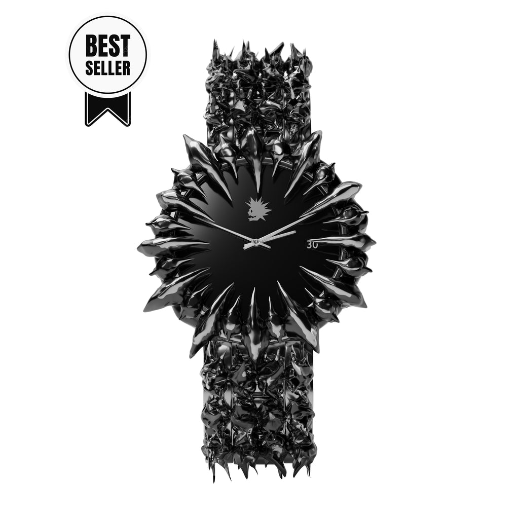 Black Venom Spiked Watch