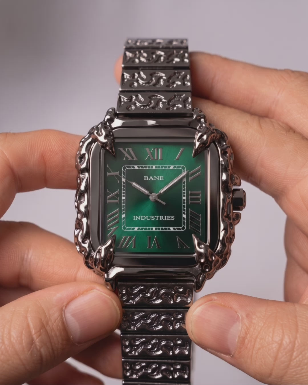 Green Emerald Viper Watch